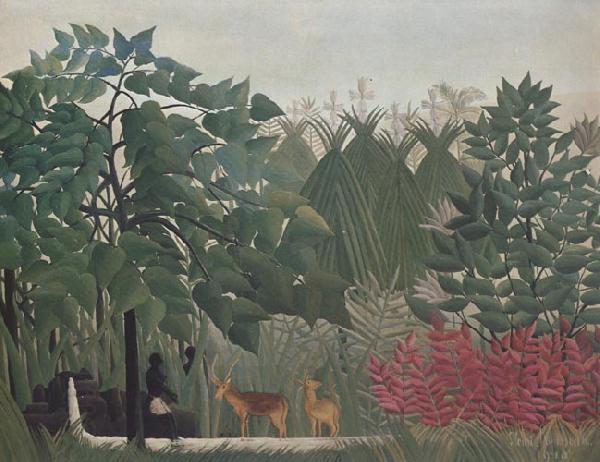 Henri Rousseau The Waterfall oil painting picture